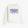 Varsity Tommy Logo Sweatshirt mit Rundhalsausschnitt