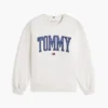 Varsity Tommy Logo Sweatshirt mit Rundhalsausschnitt