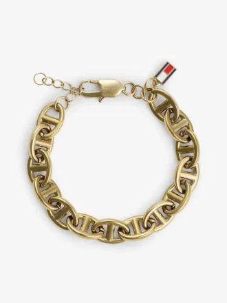 Vergoldetes Armband mit maritimen Gliederketten