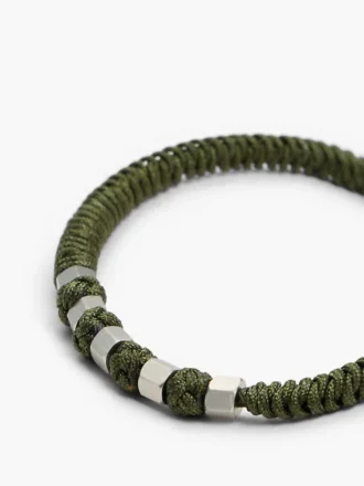 Verstellbares geflochtenes Nylonarmband