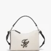 Wasserabweisende Mini-Tasche mit Schriftzug-Monogramm