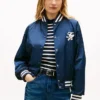 Wasserabweisende Varsity-Bomberjacke