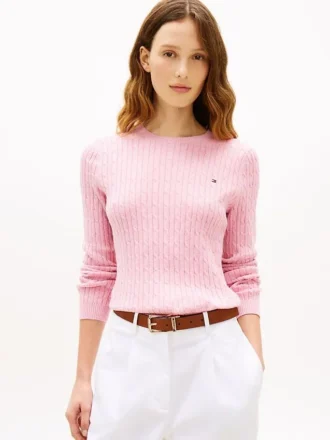 Zopfmuster-Pullover Zopfmuster-Pullover