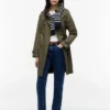 Zweireihiger Trenchcoat mit Gürtel Zweireihiger Trenchcoat mit Gürtel